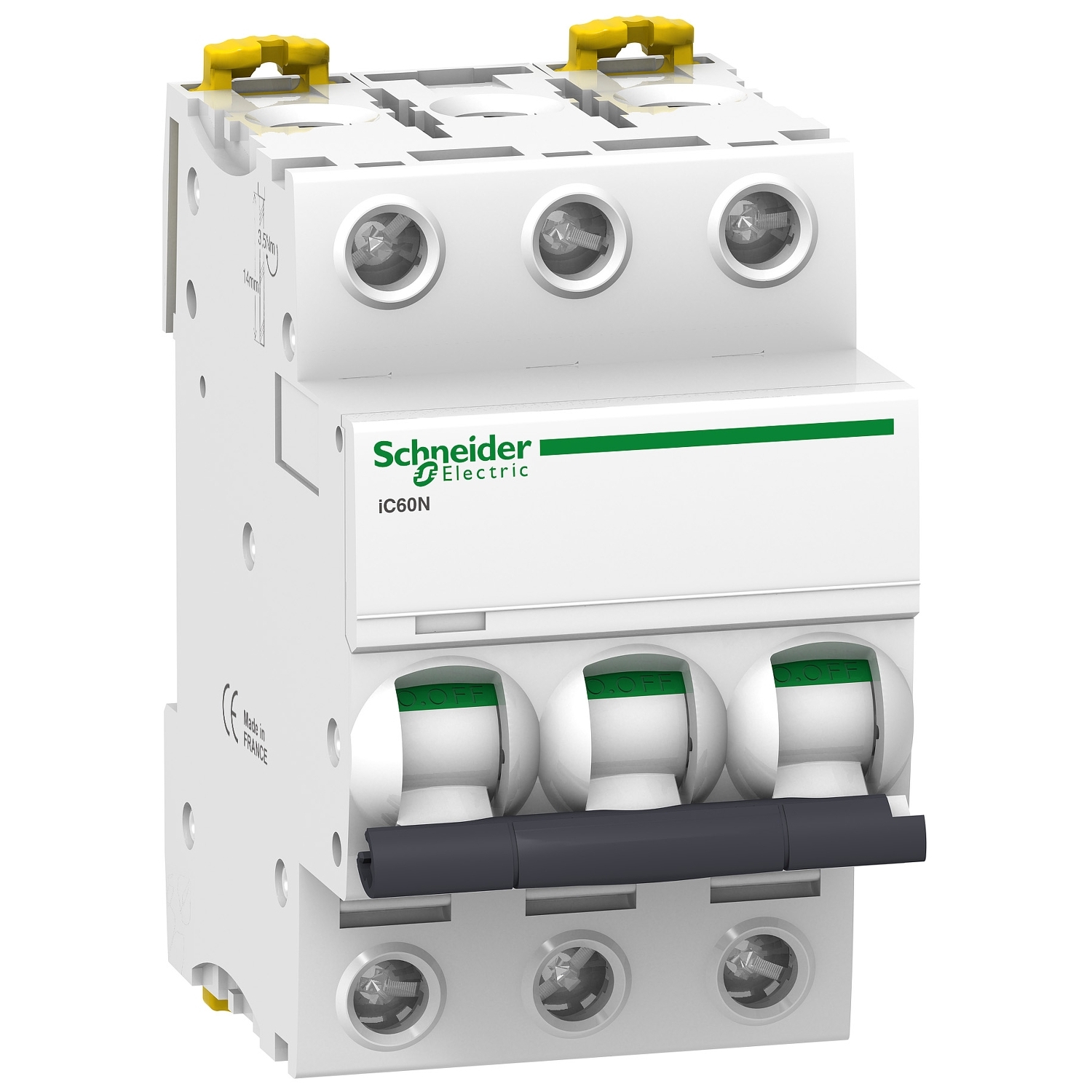 A9F79340 Автоматический выключатель Acti9 3P 40А (C) 6кА Schneider Electric Acti 9 
