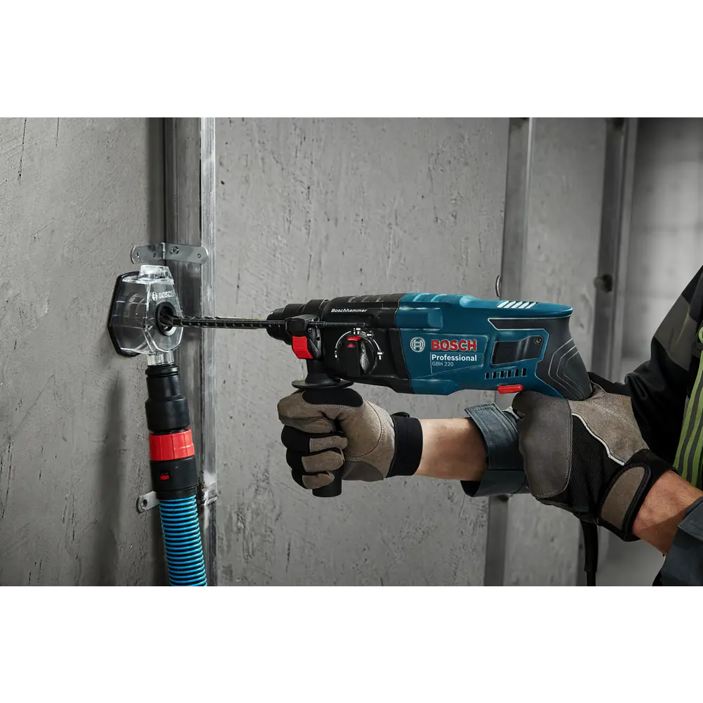 Перфоратор SDS-plus Bosch GBH 220 Professional 720 Вт, 06112A6020, 2 Дж BOSCH PROFESSIONAL STLM-2061570 - Вид №11