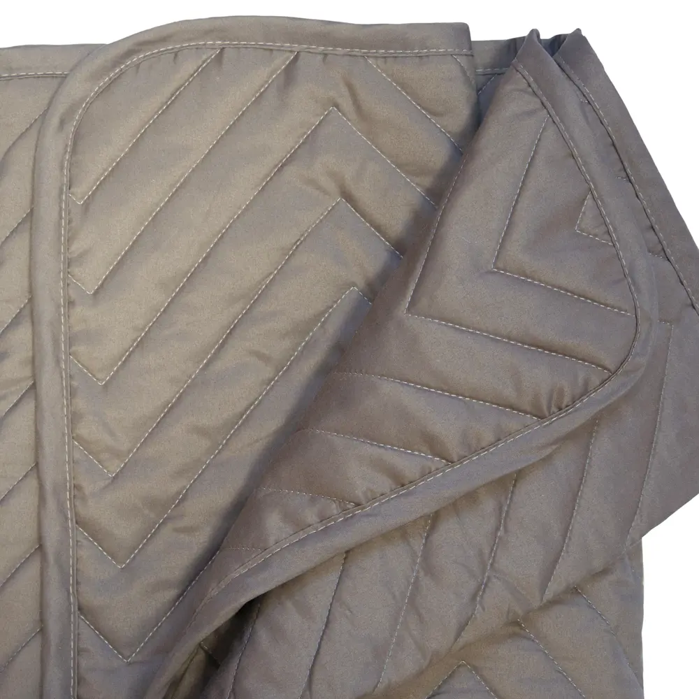 INSPIRE Покрывало Nicolosi серо-коричневое 240x200 см из микрофибры 89334496 STLM-1530360 - Вид №2