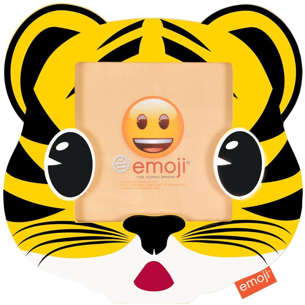 Б0037346 Фоторамка PI09823 Ф/рамка 10*10cm Emoji tiger, пластик (6/768) Innova