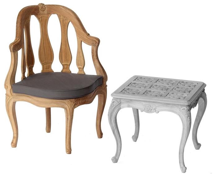 ASTELLO Садовое кресло из тика Lupin sun-id-1464336 - Вид №1