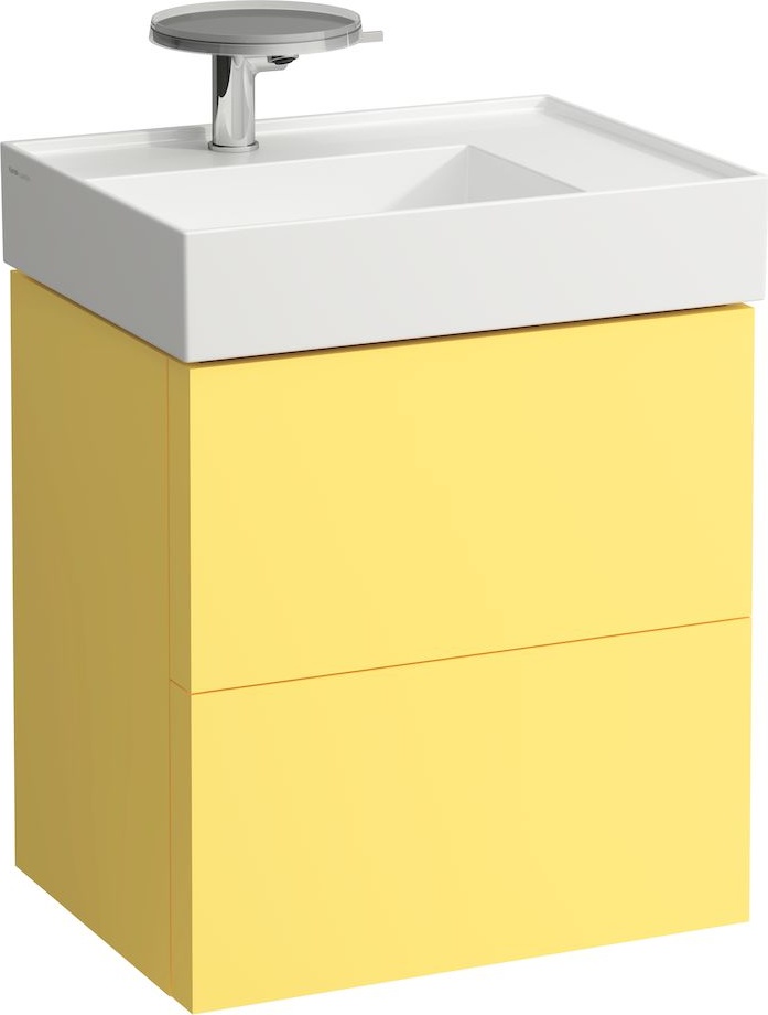 H8103347571121 Раковина с полочкой справа, со специальным скрытым сливом LAUFEN PRO - Вид №5