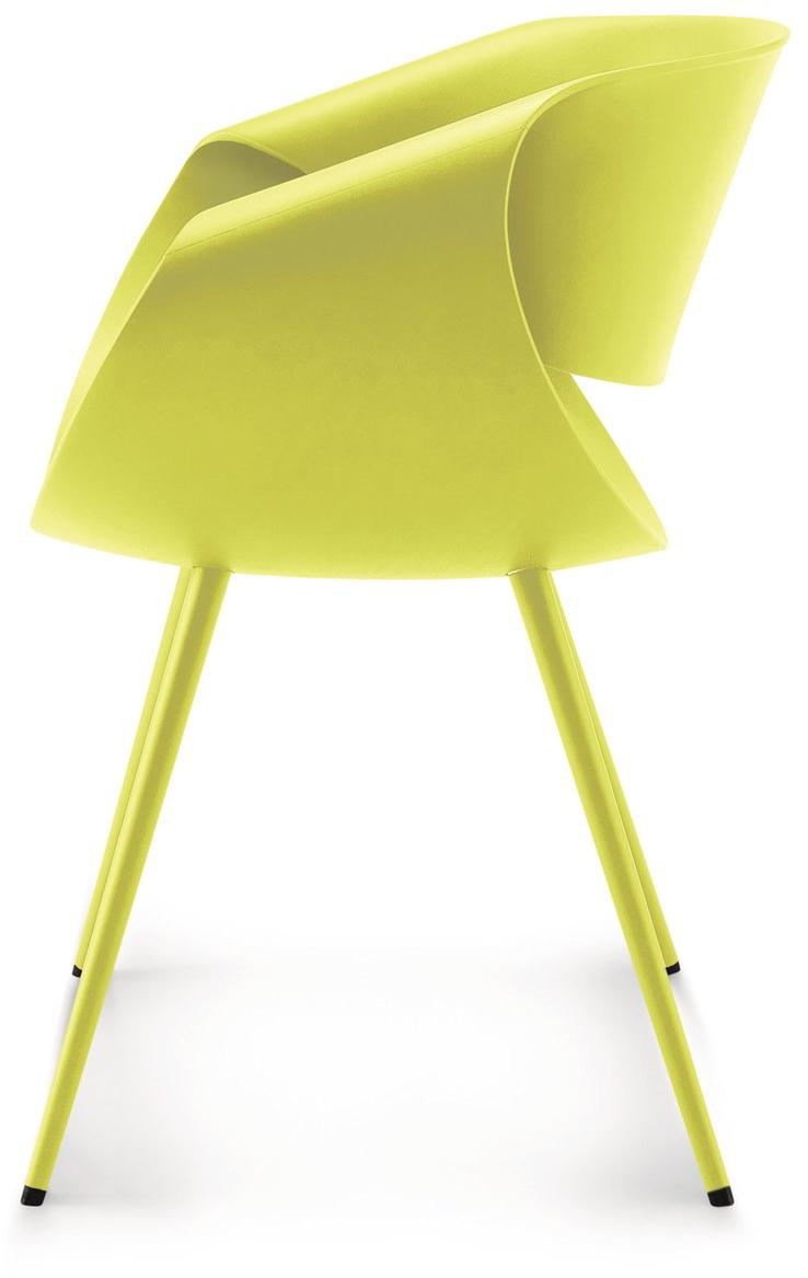 ZÜCO Пластиковый стул и ножки из лакированного алюминия Little perillo Pt 042 - Вид №2