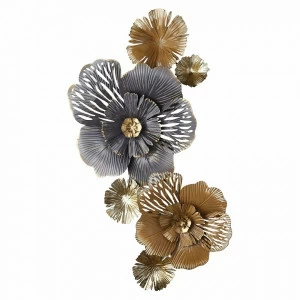 Панно настенное металлическое 89 см 93014 Tomas Stern TOMAS STERN  00-3865441 Золото;серый