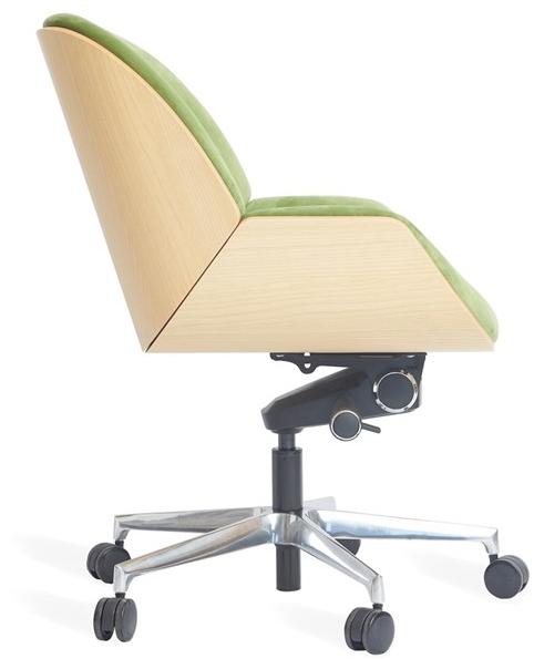 Real Piel Регулируемое по высоте офисное кресло из ткани sun-id-1437344 - Вид №2