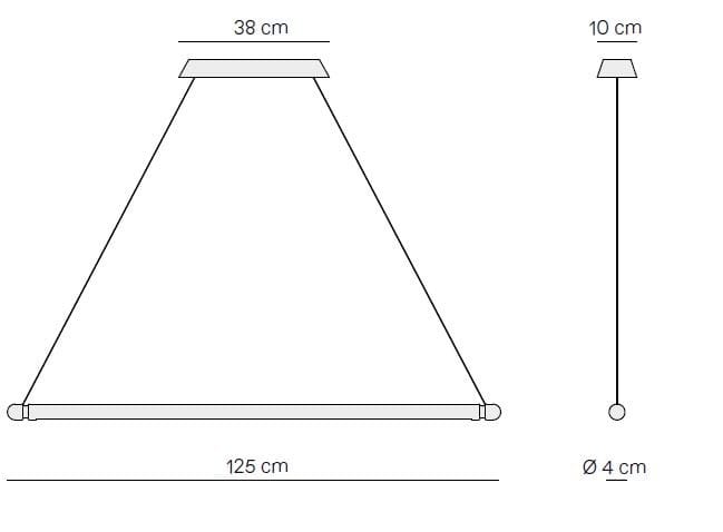 Дуб светодиодный подвесной светильник NOMON Linea ARCH-00142185 - Вид №2