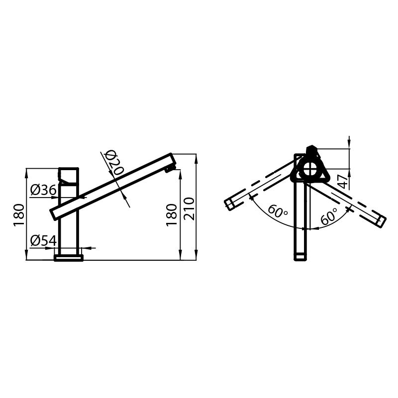 8427000 смеситель Twix 8427000 Fosterspa  - Вид №1
