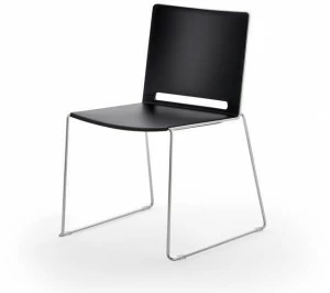 Diemmebi Стул из полипропилена, штабелируемый салазками Lafilò