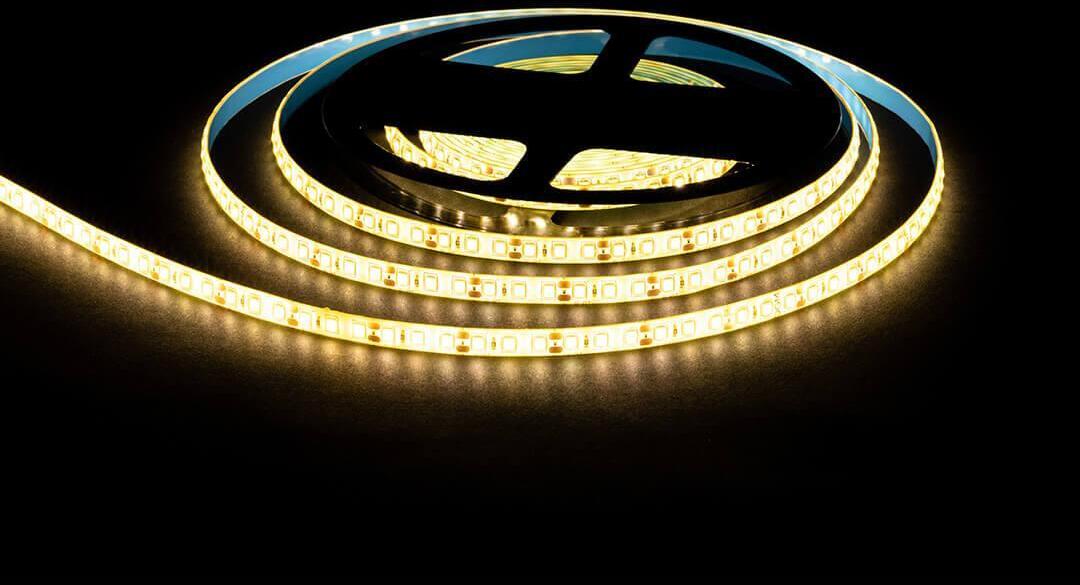 LSE-259 Светодиодная лента 9,6W/m 120LED/m 2835SMD теплый белый 5M OGM