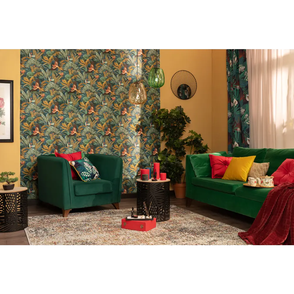 Светильник подвесной Lillian TL1219H-01GR, 1 лампа, 8 м², цвет чёрный/зелёный 82810859 STLM-2158999 Toplight  - Вид №5