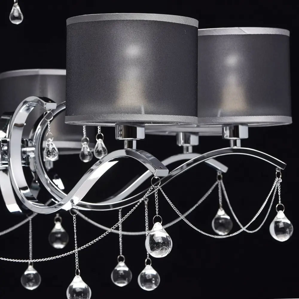 Люстра подвесная «Федерика», 8 ламп, 16 м², цвет серебро MW-Light STLM-2040401 - Вид №3