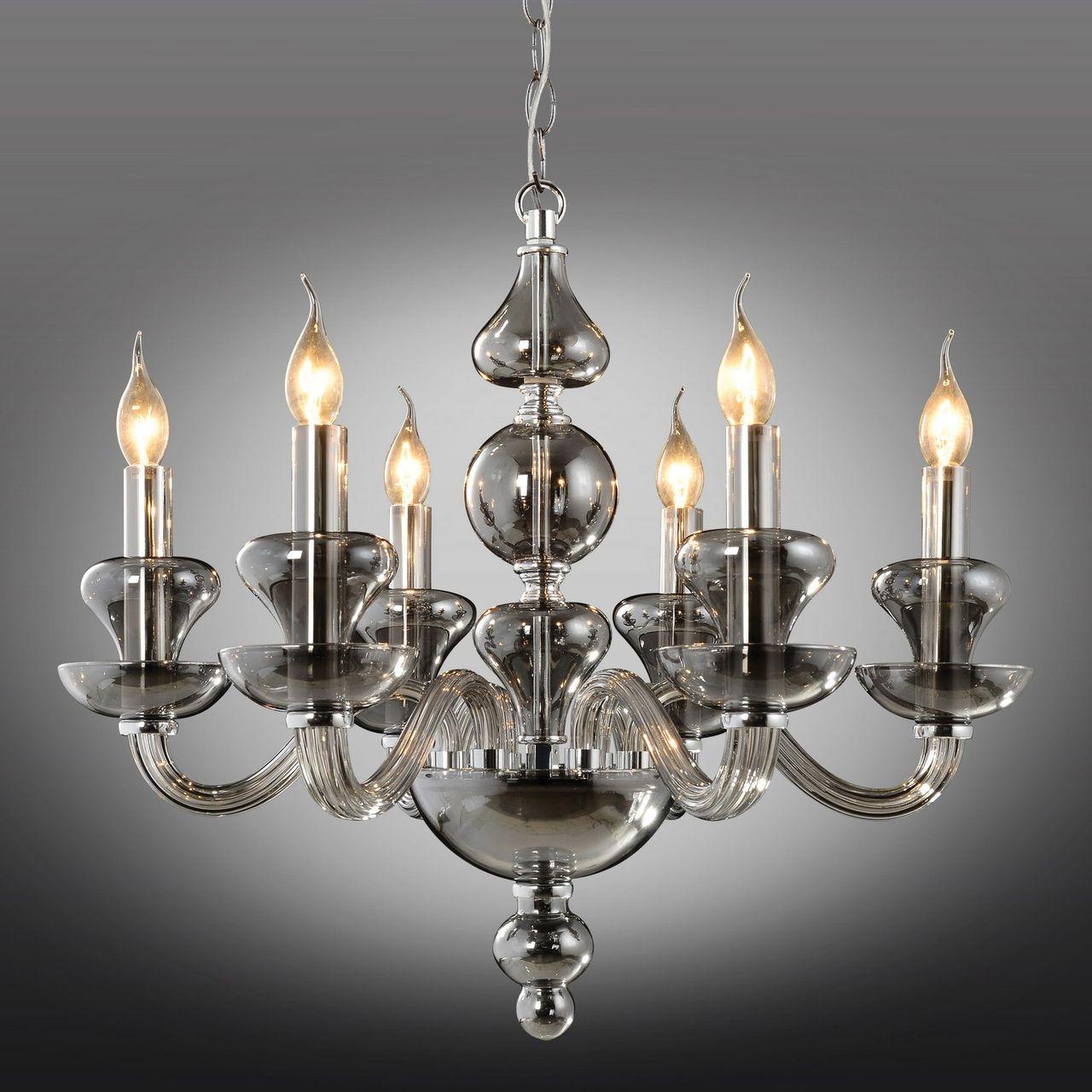 Подвесная люстра Omnilux Piane OML-86103-06 OMNILUX ДИЗАЙНЕРСКИЕ, PIANE 220283 Дуб  - Вид №1