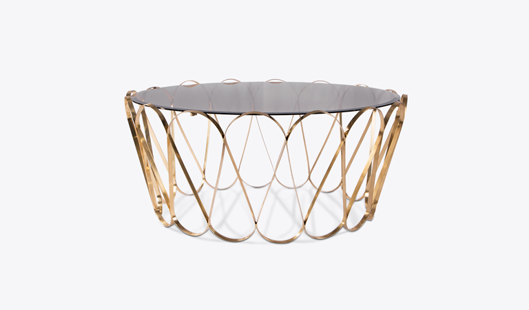 0-072 Золотой центральный стол Водолей Boca Do Lobo  - Вид №14