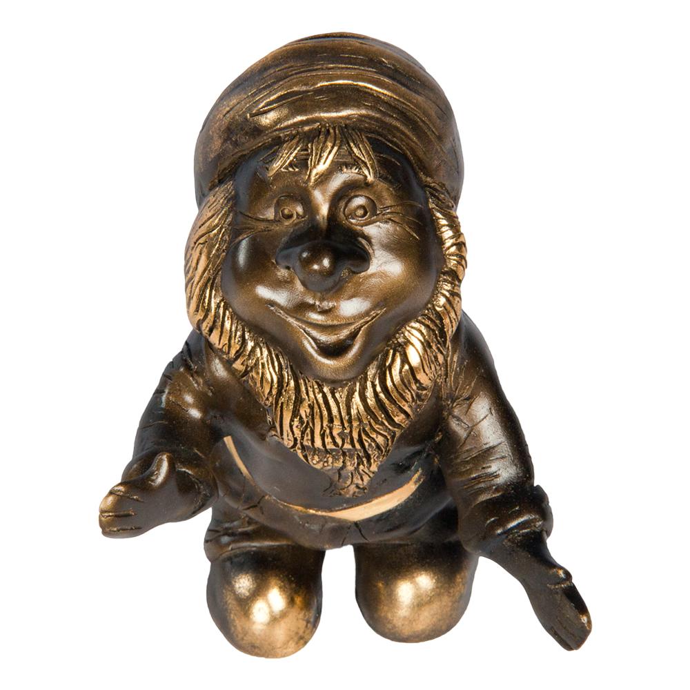 22519 Подставка для украшений Гном - все богатство в дом Бронза BOGACHO 4627138187166 - Вид №8