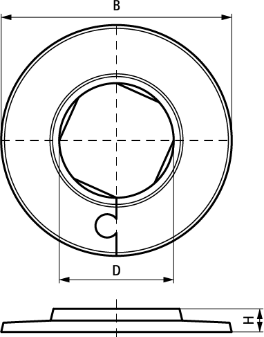 0671418 Монтажные профиля BIS Заглушки декоративные облицовка трубопроводов WALRAVEN  - Вид №1