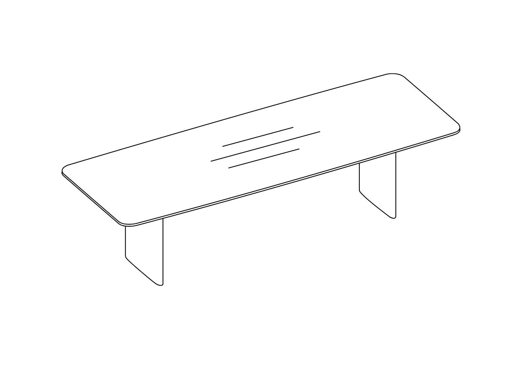 Стол для конференций из шпона Spiegels x. air ARCH-00030444 - Вид №4