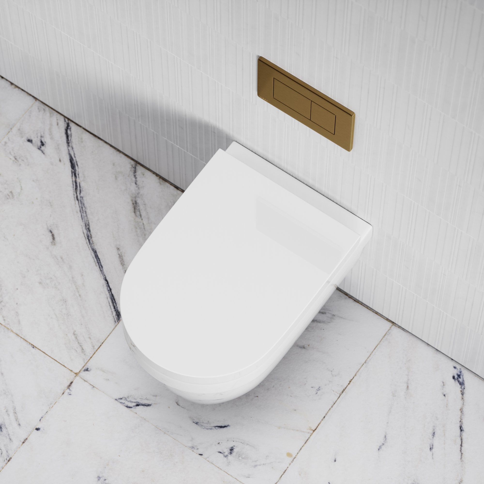 Керамический подвесной туалет без бриды LUSSO BERKELEY ARCH-00030463 - Вид №12