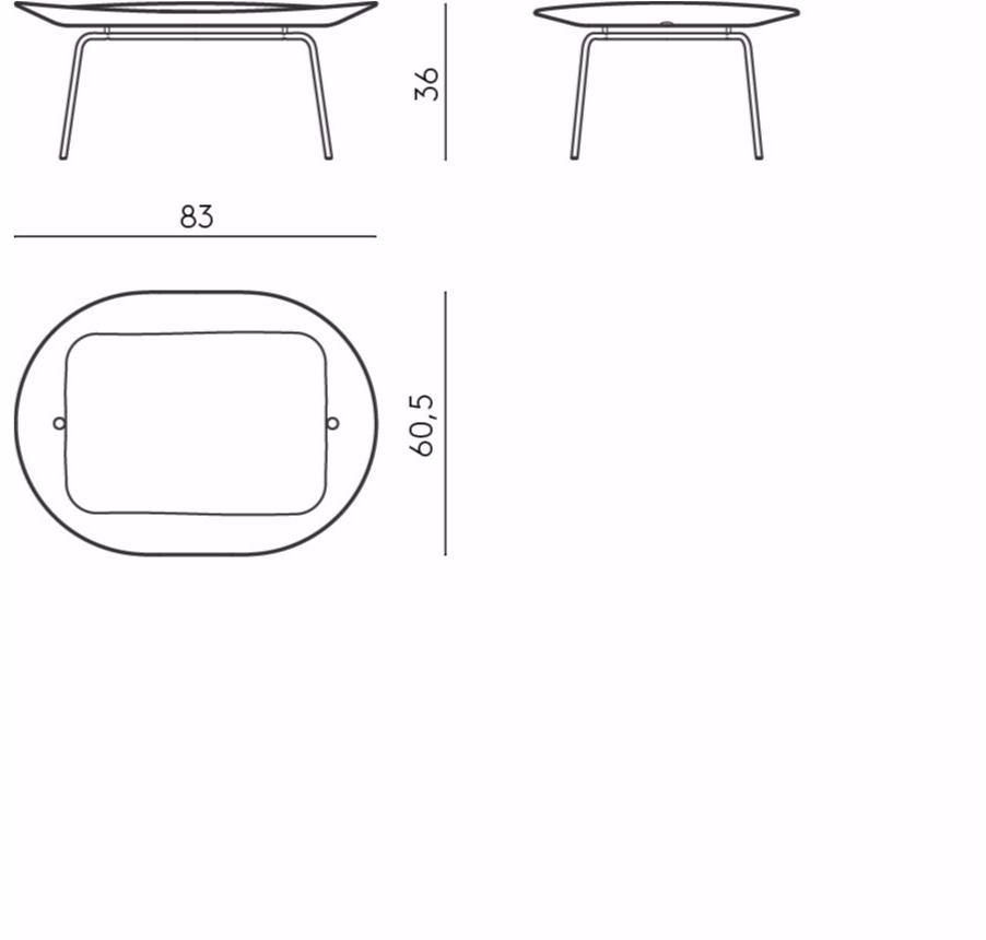 DE PADOVA Журнальный столик с подушкой sun-id-1395730 - Вид №2