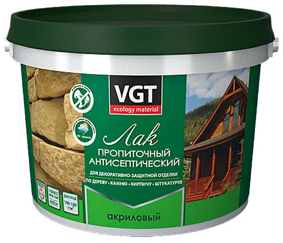 91095672 Лак пропиточный антисептический 208692 серый 4.874 л STLM-0481908 VGT