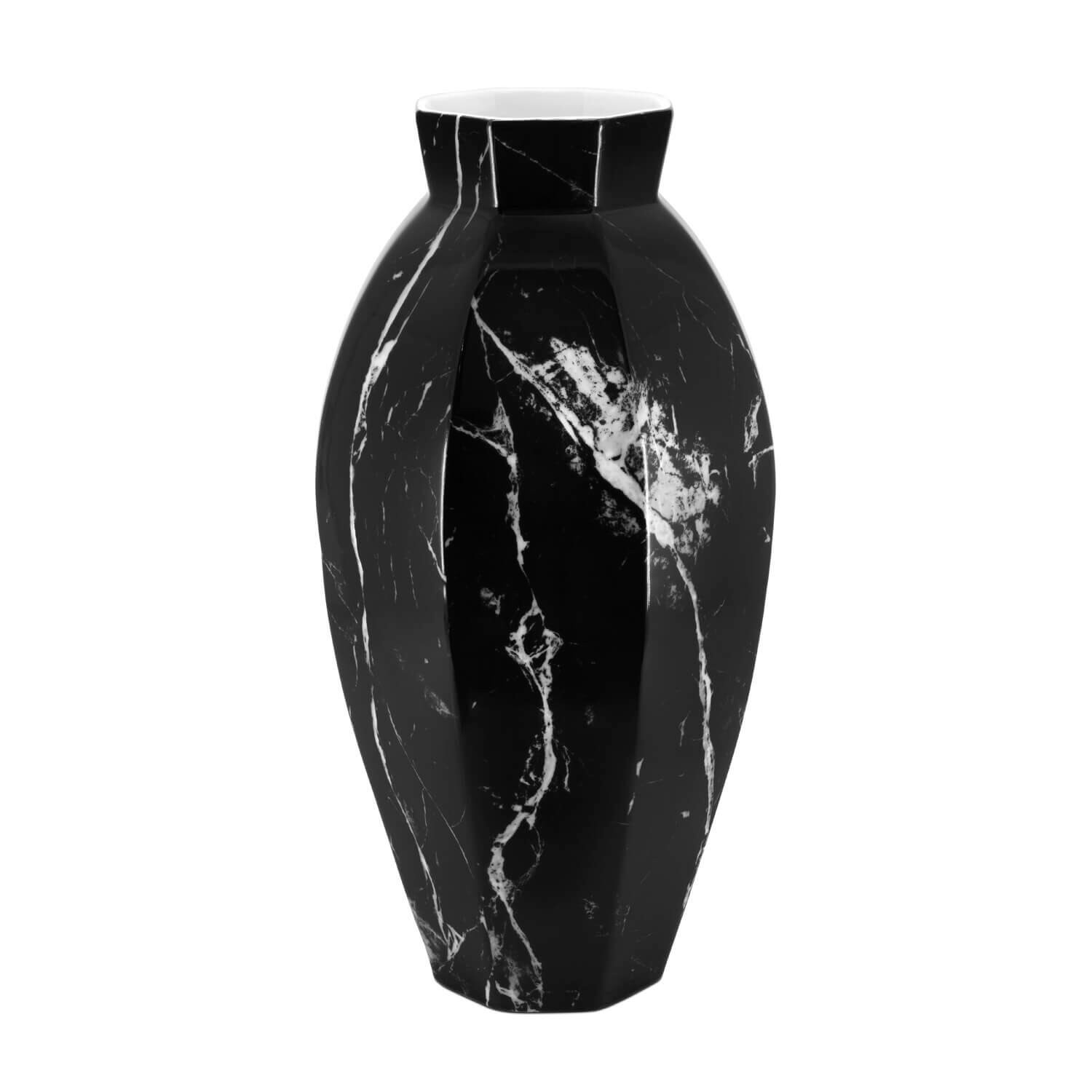 200808-90 ABHIKA ВАЗА АГАТА БОЛЬШАЯ BLACK 