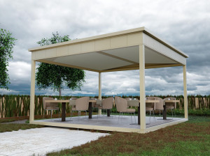 Структура с индивидуальным панельным покрытием