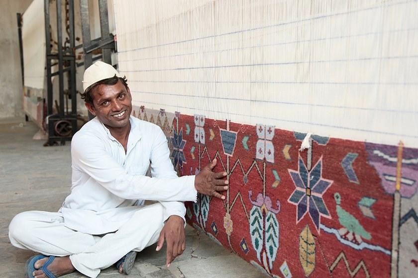 Jaipur Rugs Ковер ручной работы из бамбукового шелка и шерсти Manchaha- freedom Les-547 - Вид №1