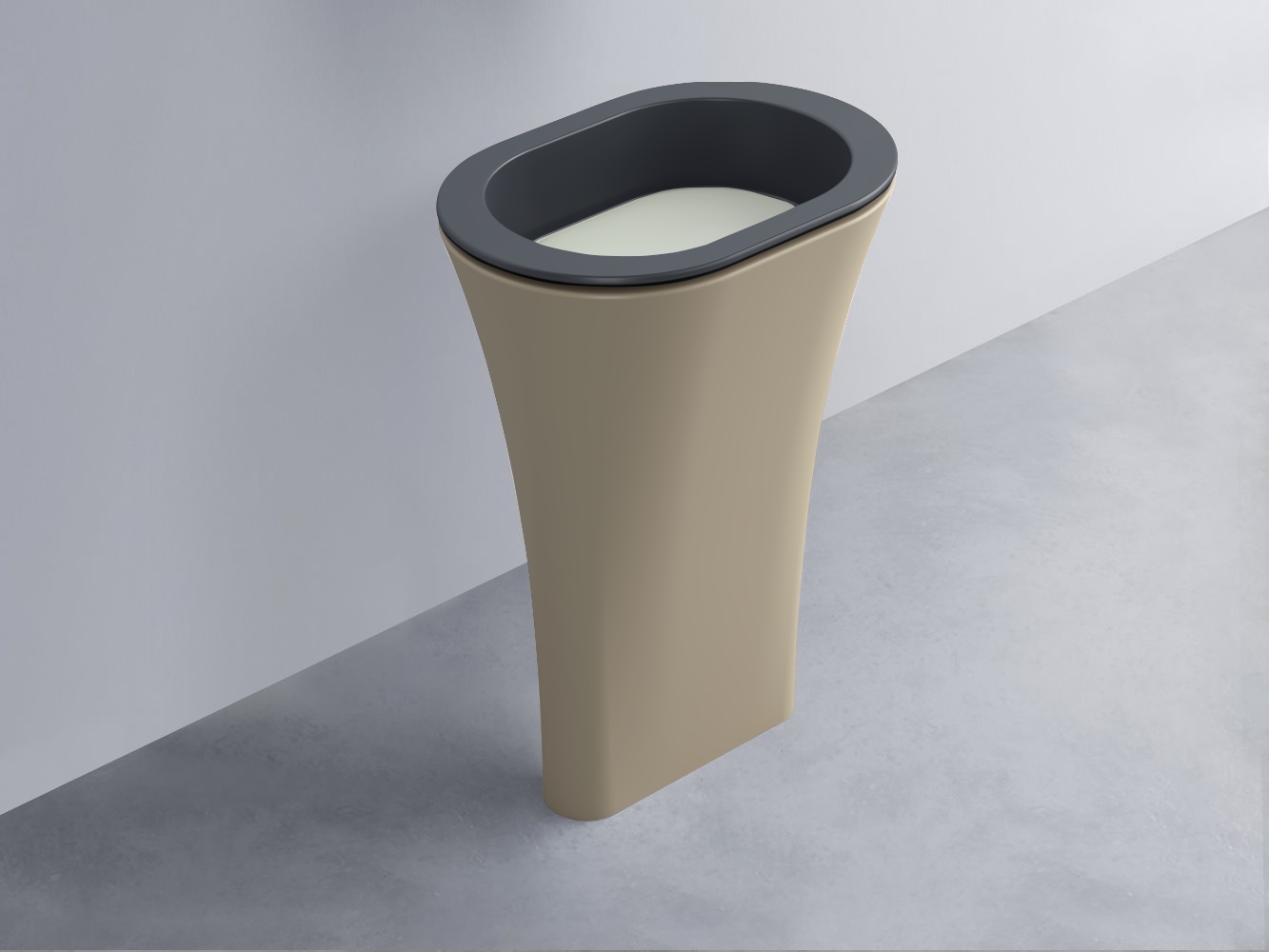 AMLA65-BA+AMPILO-PM+AMCOLO-AV Раковина Amedeo Ovale отдельностоящая cielo Enjoy + Amedeo Ceramica Cielo
