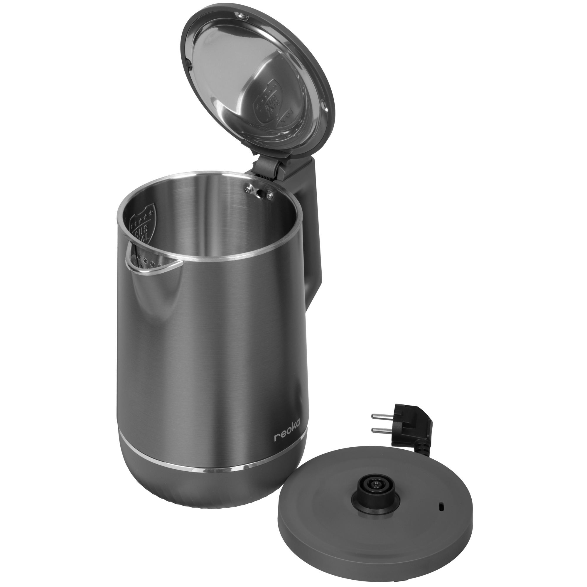 9153650 Электрочайник Reoka RKEK-11LNL серый STDN-0027928 - Вид №5