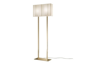 Торшер ручной работы из шелка