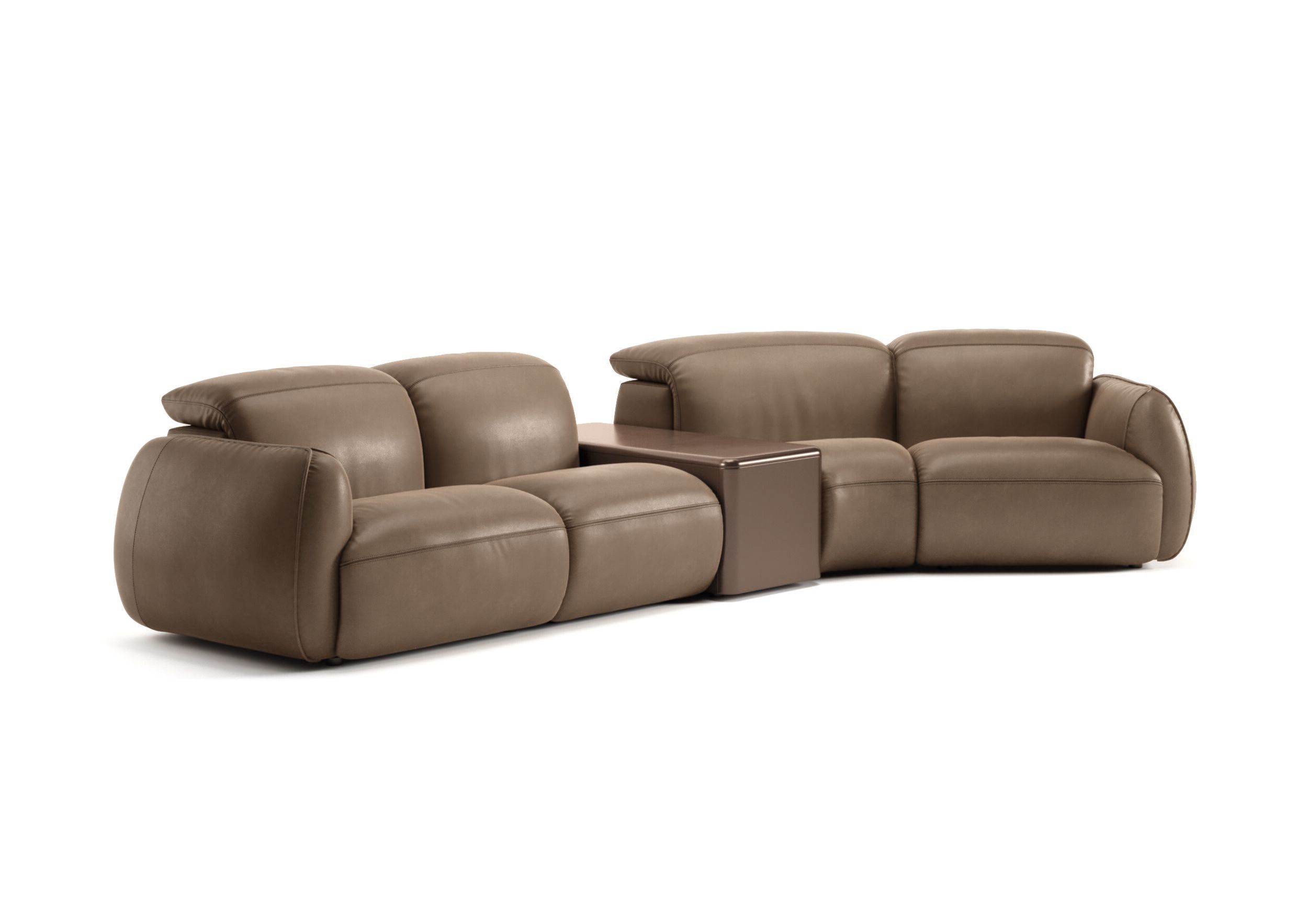 4-местный кожаный диван Natuzzi Italia Mindful ARCH-00077747 - Вид №1