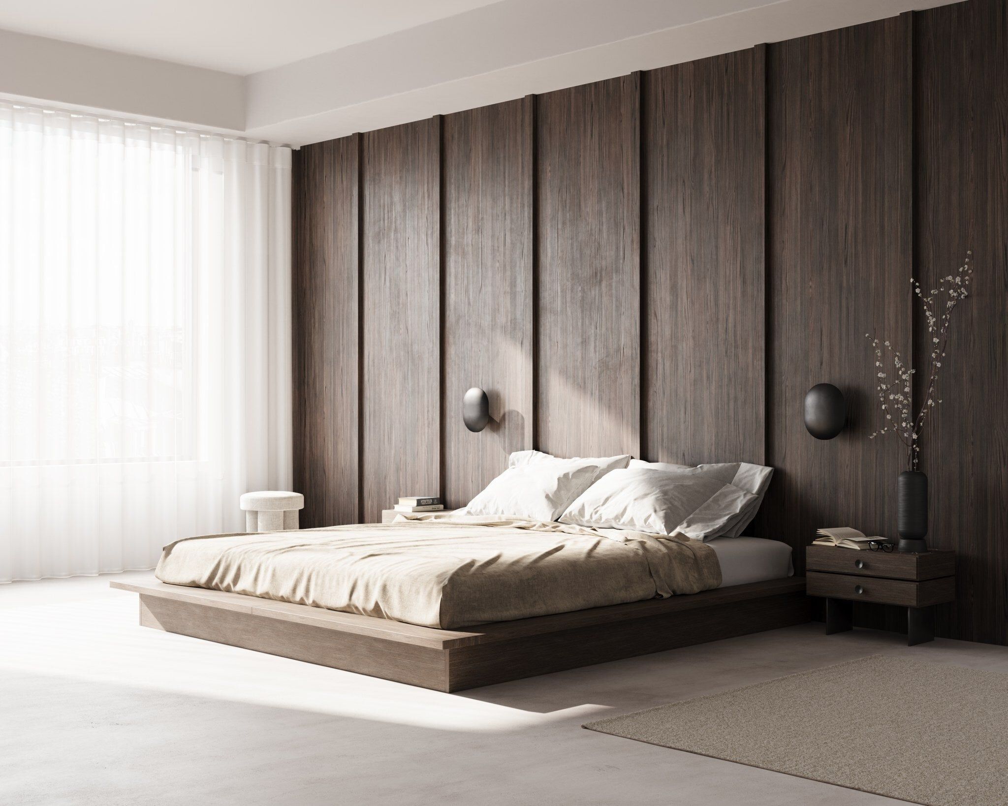 Низкий стул из льна 101 Copenhagen Big Foot ARCH-00035385 - Вид №7