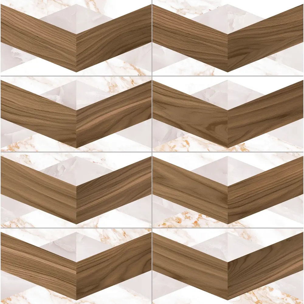 Плитка настенная Mersey Wood3 A0554V24103 20x40 см 1.6 м² матовая цвет микс 89352890 STLM-2169082 Santreyd - Вид №2