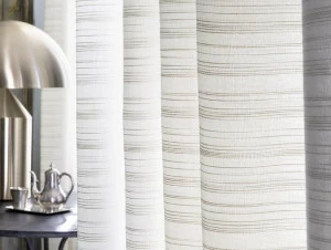 Élitis Полосатая моющаяся ткань из полиэстера для штор Palace