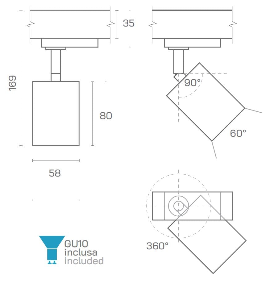 Алюминиевое освещение трека Amarcords Tobe ARCH-00078045 - Вид №13