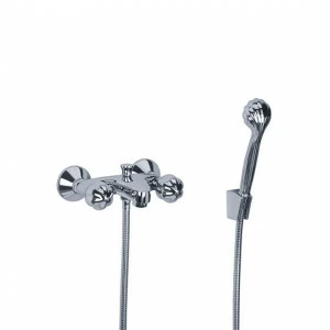 Смеситель для ванны с душевым гарнитуром ½“, настенный монтаж JOERGER Minarett