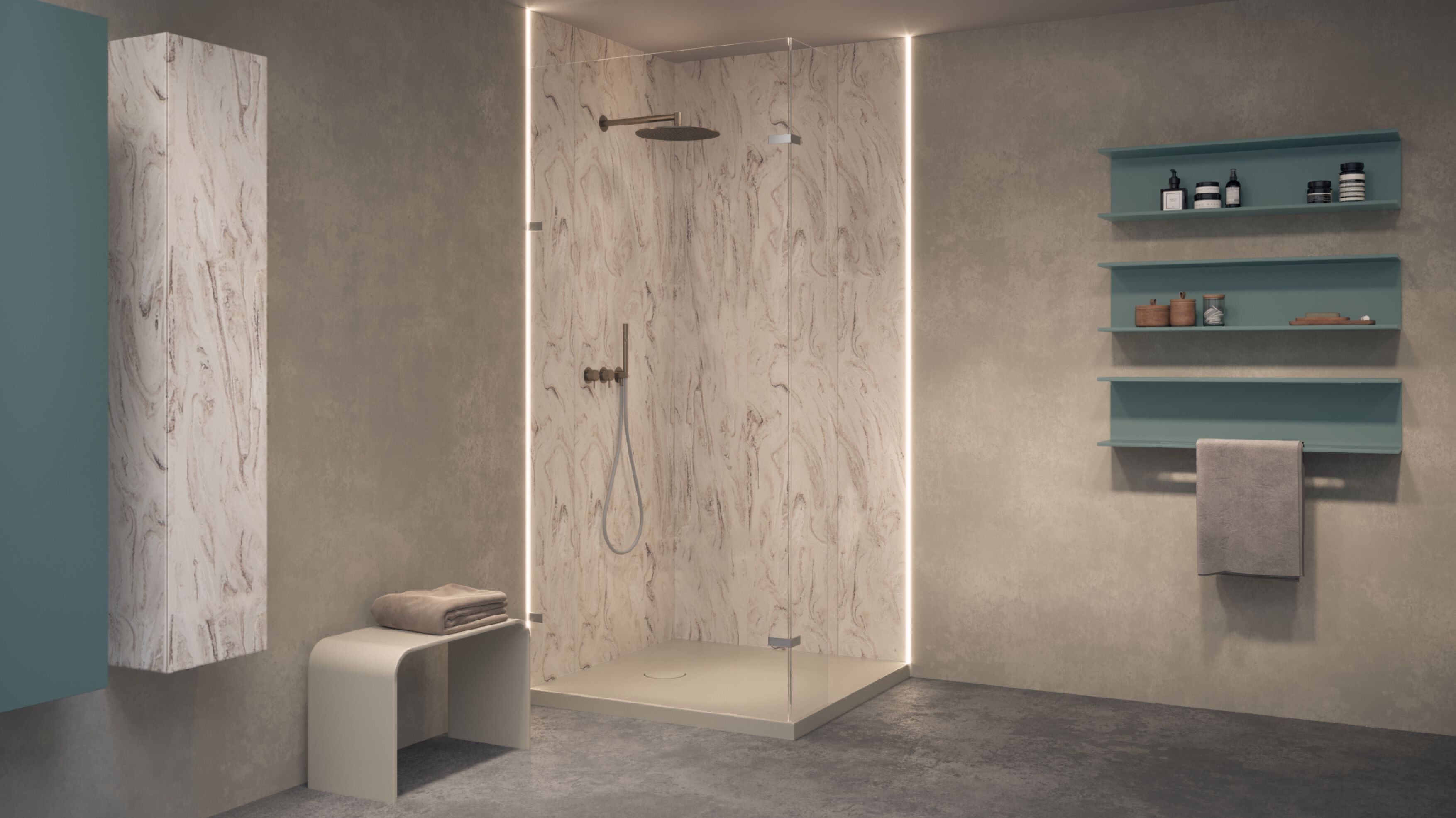 Квадратный поддон для душа Corian® Acquapazza Corian ® elements ARCH-00016476