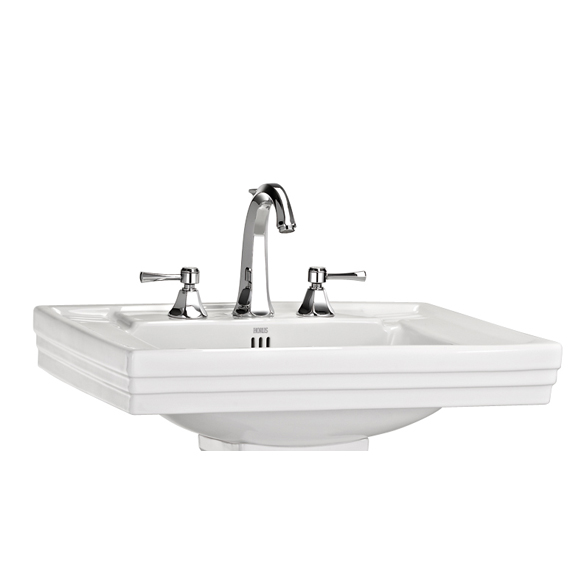 68205 Подвесная раковина настенная прямоугольная Horus  белая 