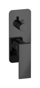 Встроенный смеситель для душа с двухходовым дивертером WE ARE IB ru310cf Black Chrome Rubacuori