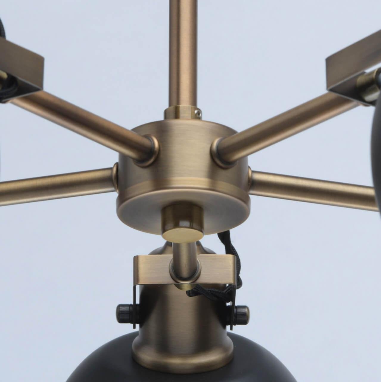 Подвесная люстра MW-Light Вальтер 551011105 черная MW-LIGHT ДИЗАЙНЕРСКИЕ, ВАЛЬТЕР 194707 Черный  - Вид №1