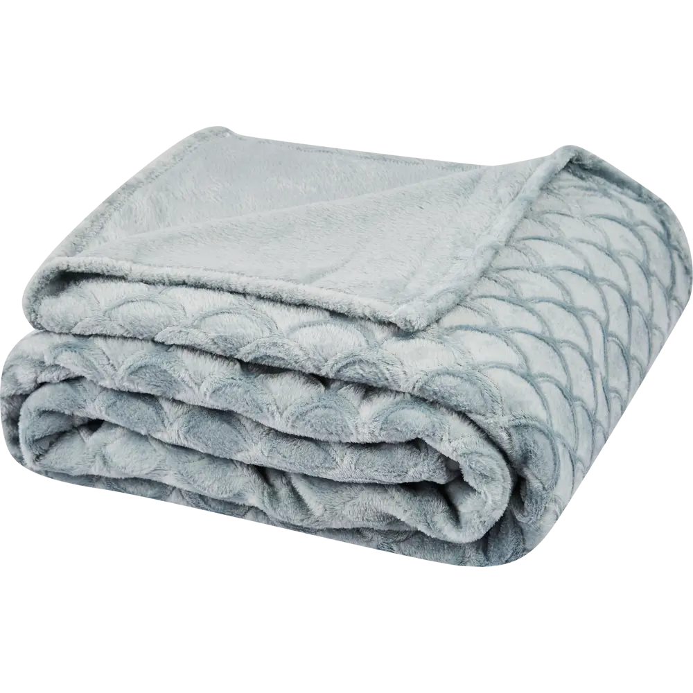 Плед Aglae 180x200 см фланель цвет серый 86408206 STLM-2141467 Ardenza Весеннее промо - Вид №2