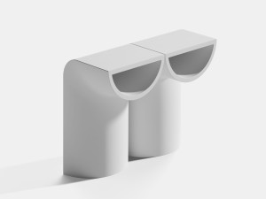 Бетонная скамья