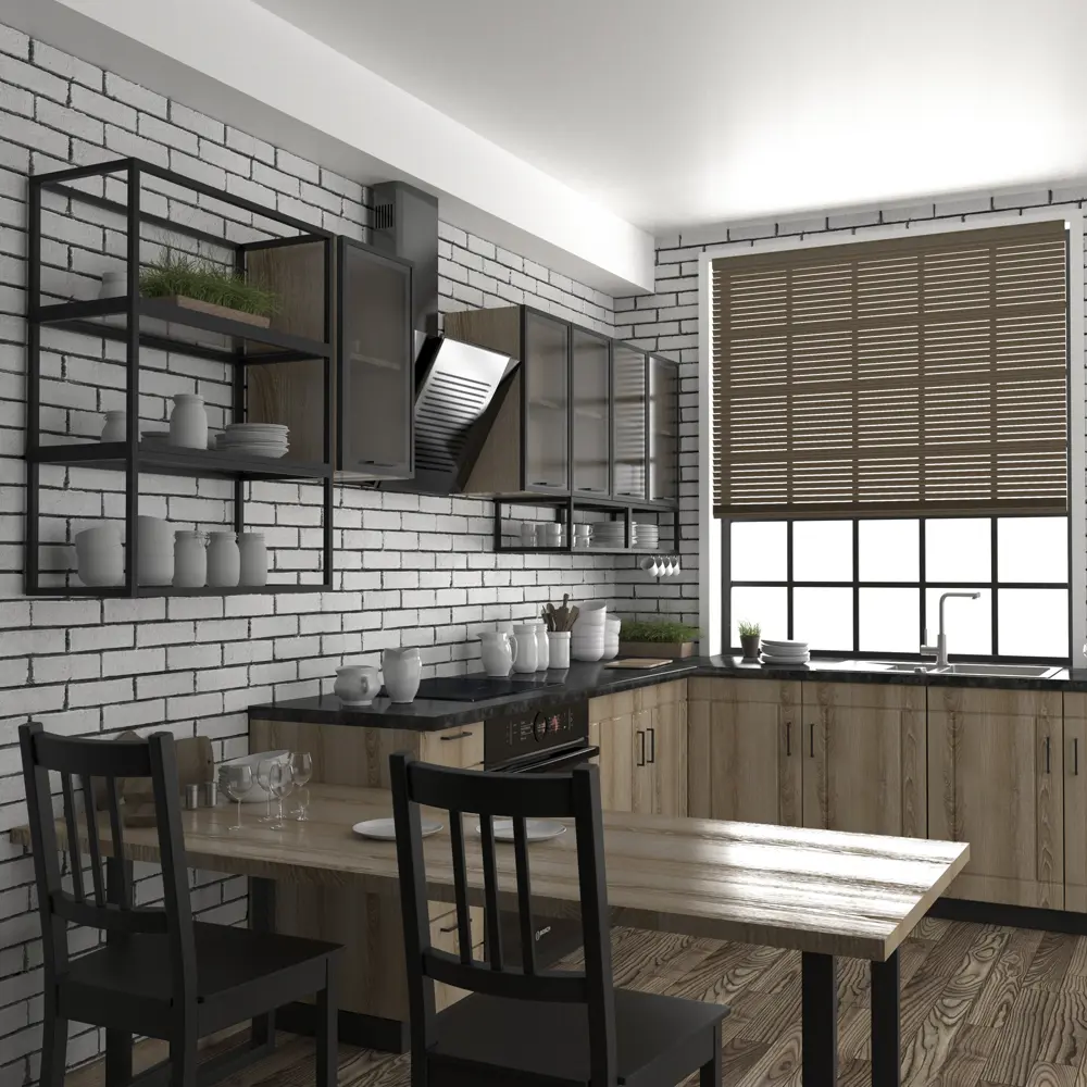 Полка-каркас для кухни 22х35х40 см, алюминий/стекло 82044509 STLM-2150604 DELINIA  - Вид №5