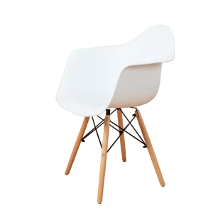91988739 Кухонный стул Derstuhl 330 wood 43x82x60 см полипропилен цвет белый STLM-1344984