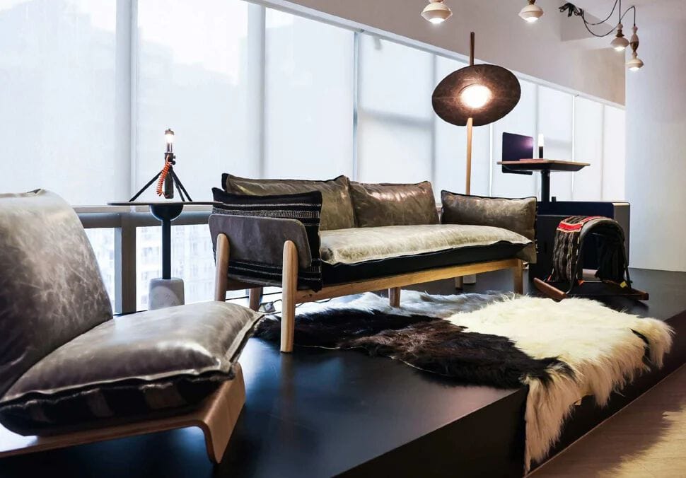 Кожаный диван Як KVN Design Furniture Nomadic ARCH-00051434 - Вид №4