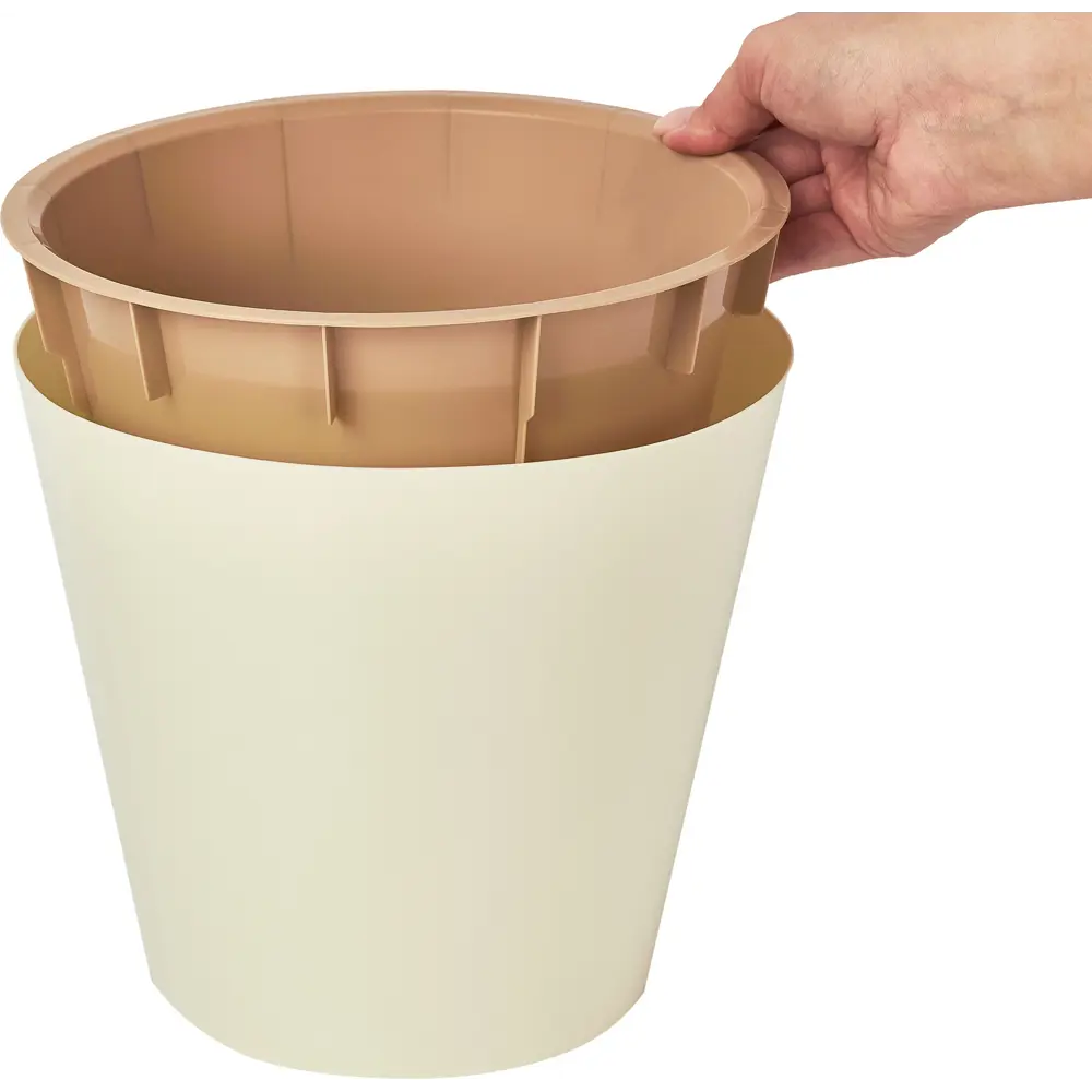 Кашпо INGREEN London с терморегуляцией ø23 см сливочный 83135572 STLM-0039271 - Вид №2