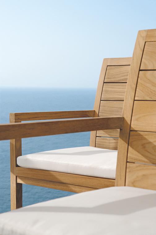 MNST90 Стул teak 130 Manutti Siena - Вид №2