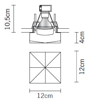 Fabbian Faretti - Cindy D27F29 00 встраиваемый потолочный светильник 71216 - Вид №3