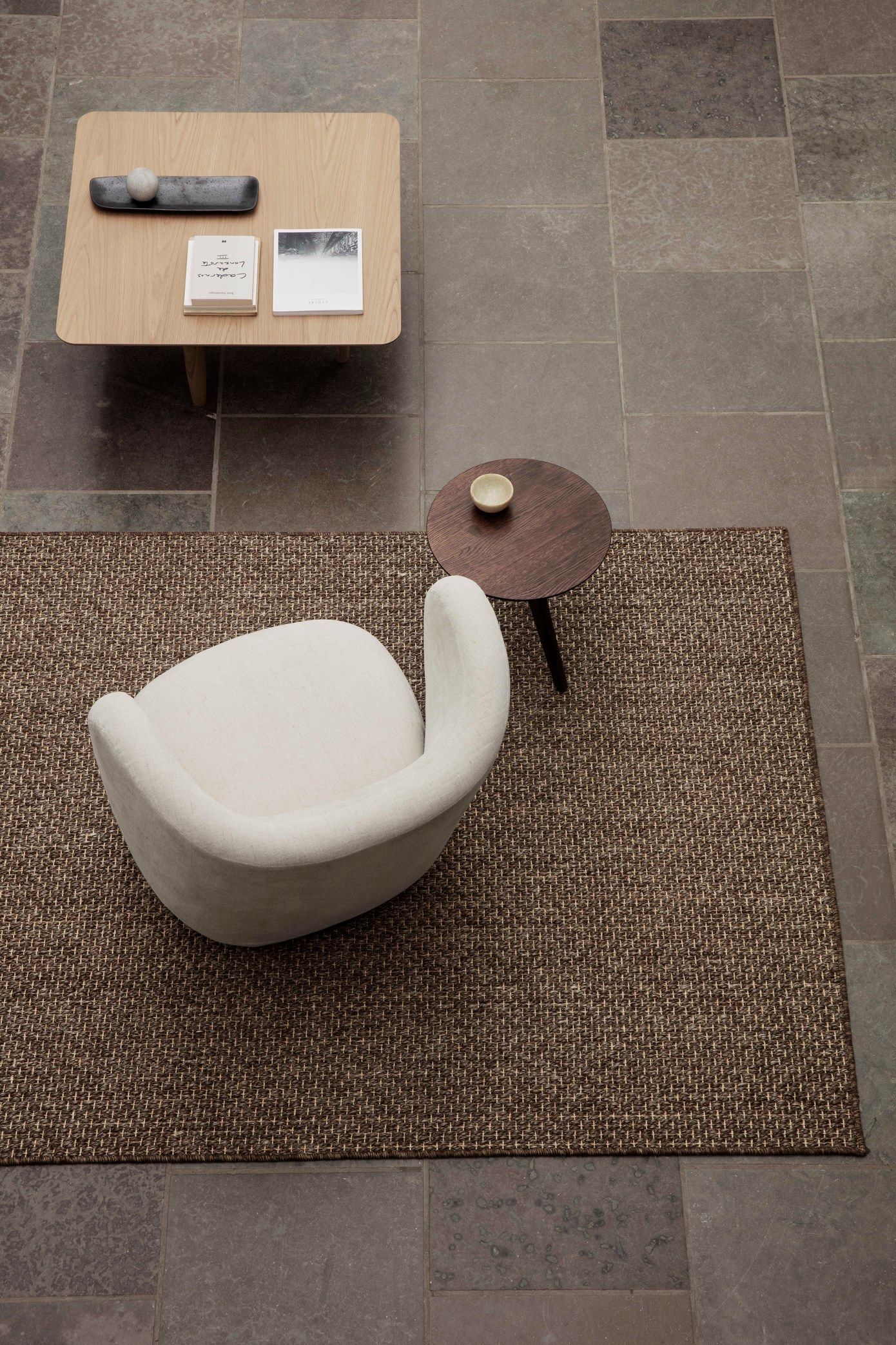 Льняное вращающееся кресло NORR11 Big ARCH-00060516 - Вид №6