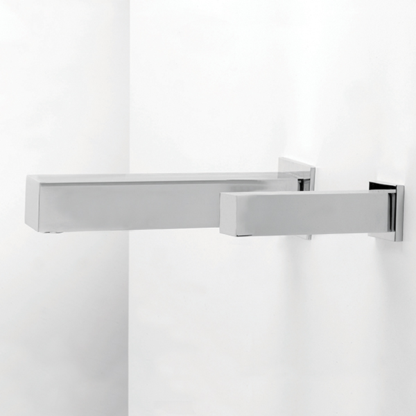 351105/205 Бесконтактный настенный смеситель Quadrat l stern  - Вид №1