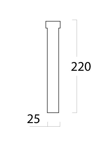 Удлинитель душевой колонны Cezares CZR-PCD20-02 ARTICOLI VARI - Вид №1